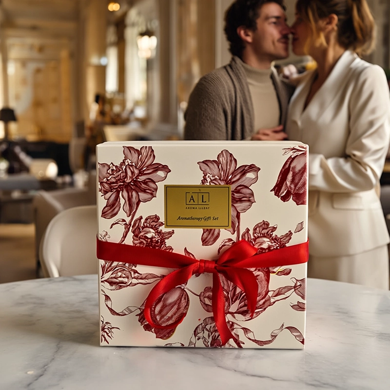 Rosa Pfingstrose Aromatherapie Geschenkset